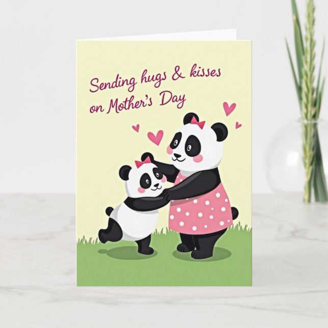 Faux Foil Happy Bears Card (Front)