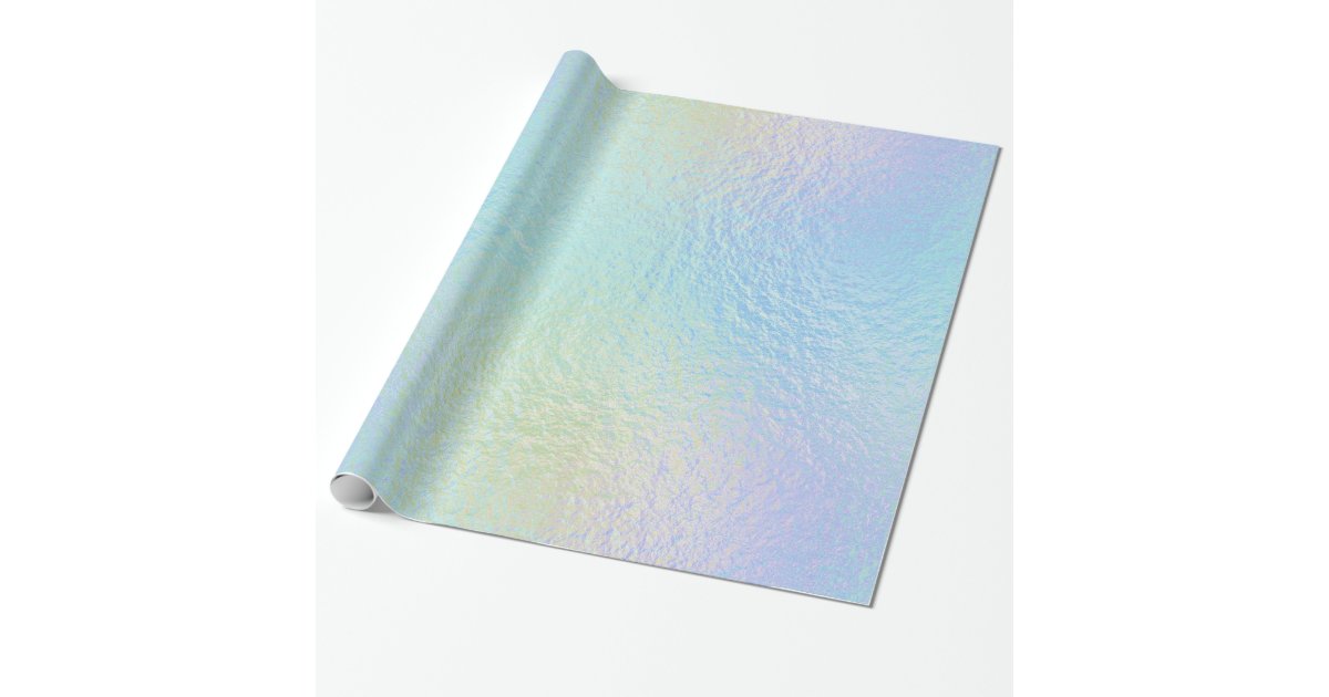 Faux Foil Iridescent 4 - All Options Wrapping Paper
