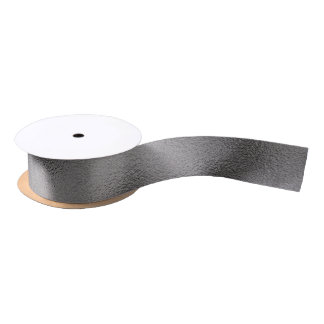 Faux Foil Pewter 1.5" - All Options Satin Ribbon
