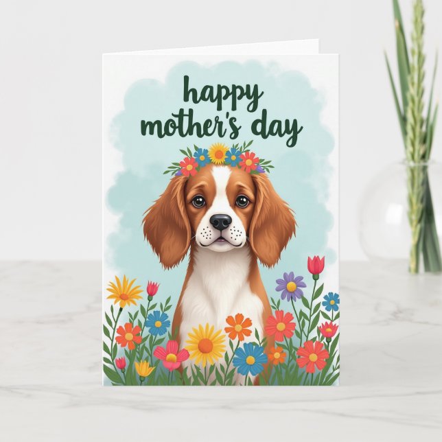 Faux Foil Puppy Love Card (Front)