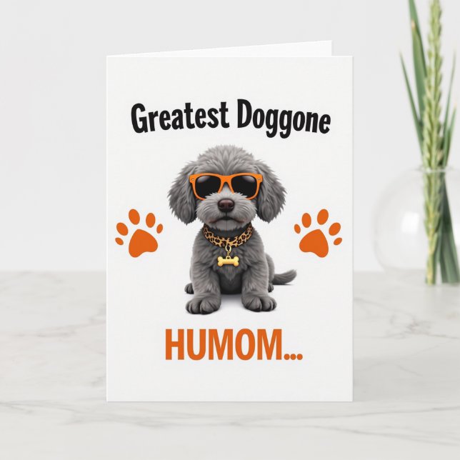 Faux Fur Greatest Humom Card (Front)