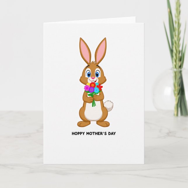 Faux Fur Happy Celebration Card (Front)