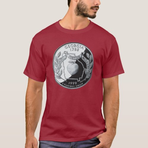 Faux Georgia State Quarter T_Shirt