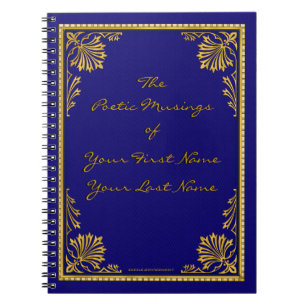 Faux Gilded Leather (Personalized) Notebook