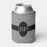 5 in 1 Metal can cooler PREMIUM GLITTER with bottle opener