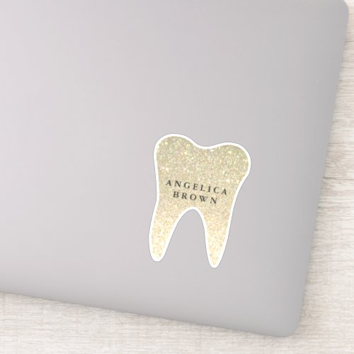 Faux Glitter Dental Sticker