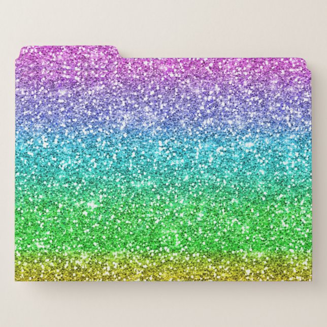 Faux Glitter Folders (Front Left)