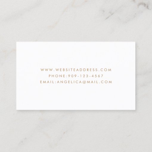 Faux Glitter Hair Dryer Business Card Zazzle