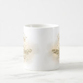 faux glitter honey queen bee coffee mug (Center)