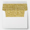 Faux glitter lined 5x7 Envelope