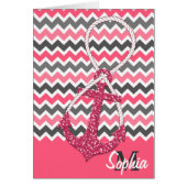 faux glitter nautical anchor infinity symbol (Front)