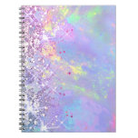 Faux Glitter Opal Notebook at Zazzle