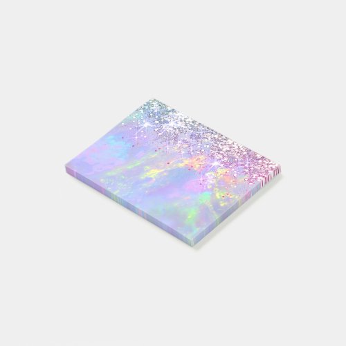 faux glitter opal post_it notes