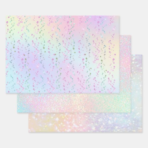 faux glitter pattern wrapping paper sheets