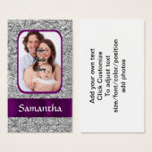 Faux glitter photo background (Front & Back)