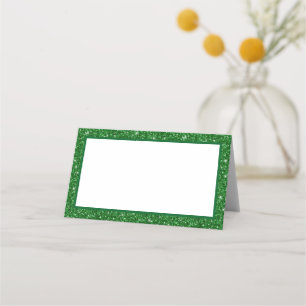 Faux Glitter Place Card