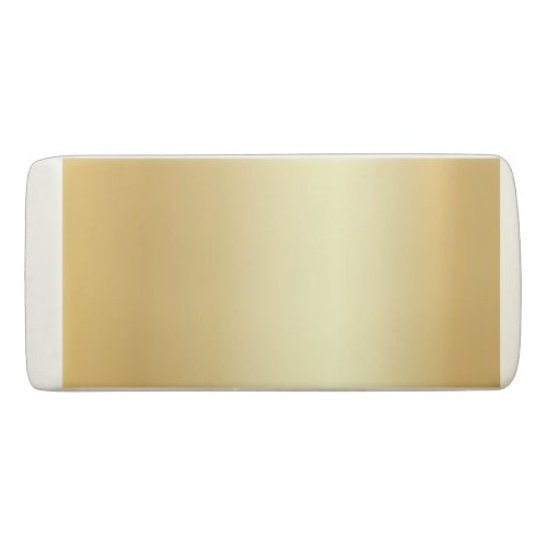 Faux Gold Blank Modern Glamorous Elegant Template Eraser