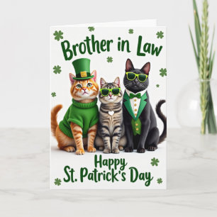 Faux Gold Brother In Law Card