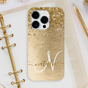 CLEAR WHITE & GOLD ELLE V  Iphone cases bling, Luxury iphone cases, Iphone  case fashion