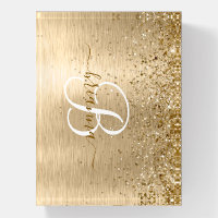 Luxury Nanogram Gold Silver Monogram Tag Necklace