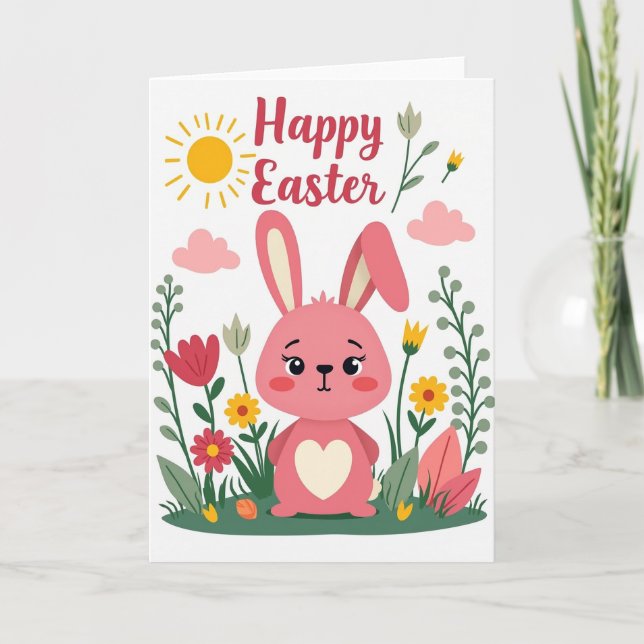 Faux Gold Easter Creature Card (Front)
