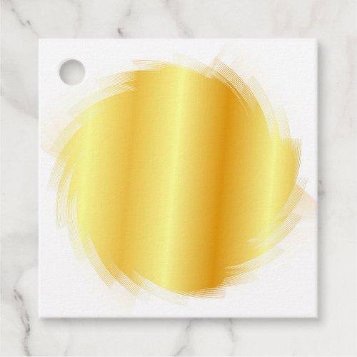 Faux Gold Elegant Blank Template Add Your Text Favor Tags