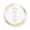  faux gold elegant Menu