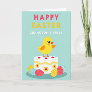 Faux Gold First Easter Card