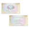 faux gold foil and pastel lotus esthetician