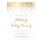 Faux Gold Foil Confetti Baby Shower Welcome Sign