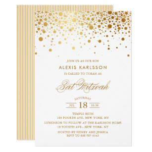 Bar Bat Mitzvah Invitations Zazzle