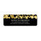Faux Gold Foil Confetti Black