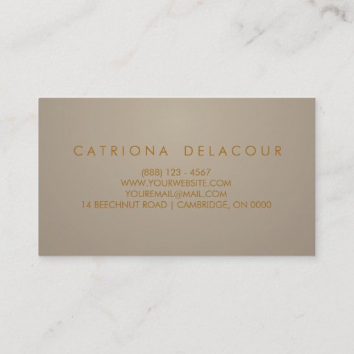 Faux Gold Foil Confetti Business Card Zazzle