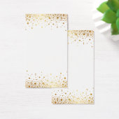 Faux Gold Foil Confetti Dots Blank Vertical (Desk)
