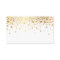 Faux Gold Foil Confetti Dots Elegant Place Cards
