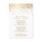 Faux Gold Foil Confetti Elegant Accommodations Car