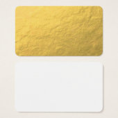 Faux Gold Foil Effect Printed (Front & Back)