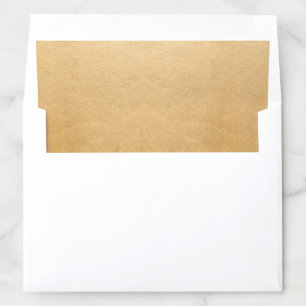 Faux Gold Foil Envelope Liner