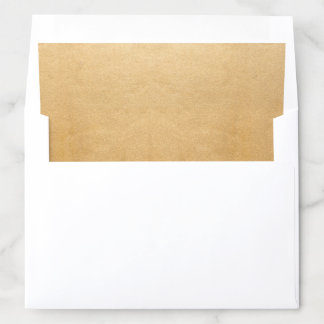 Faux Gold Foil Envelope Liner