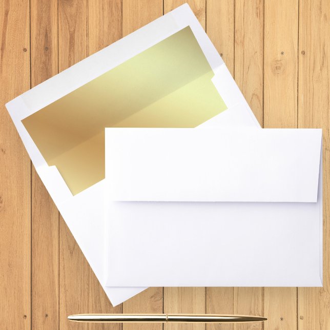 Faux Gold Foil Envelope Liner (Creator Uploaded)