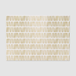 Faux Gold Foil Geometric Pattern Tissue Paper