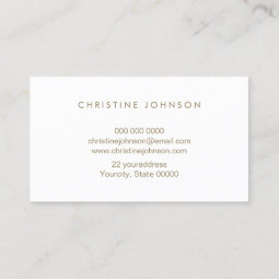 faux gold foil lotus business card | Zazzle