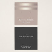 Faux Gold Foil on Bronze Earring Display Card (Front & Back)