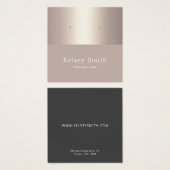 Faux Gold Foil on Bronze Earring Display Card (Front & Back)