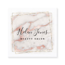 FAUX gold foil on rose gold marble design