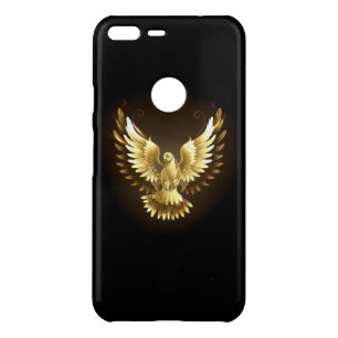Faux Gold Foil Peace Dove on Black Uncommon Google Pixel XL Case