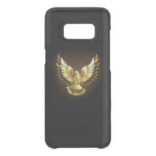 Faux Gold Foil Peace Dove on Black Uncommon Samsung Galaxy S8 Case