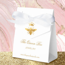 faux gold foil queen bee