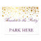 Faux Gold Foil Wedding Poster | Custom Listing