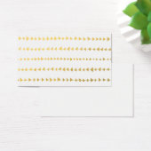 Faux Gold Foil White Arrows Pattern (Desk)